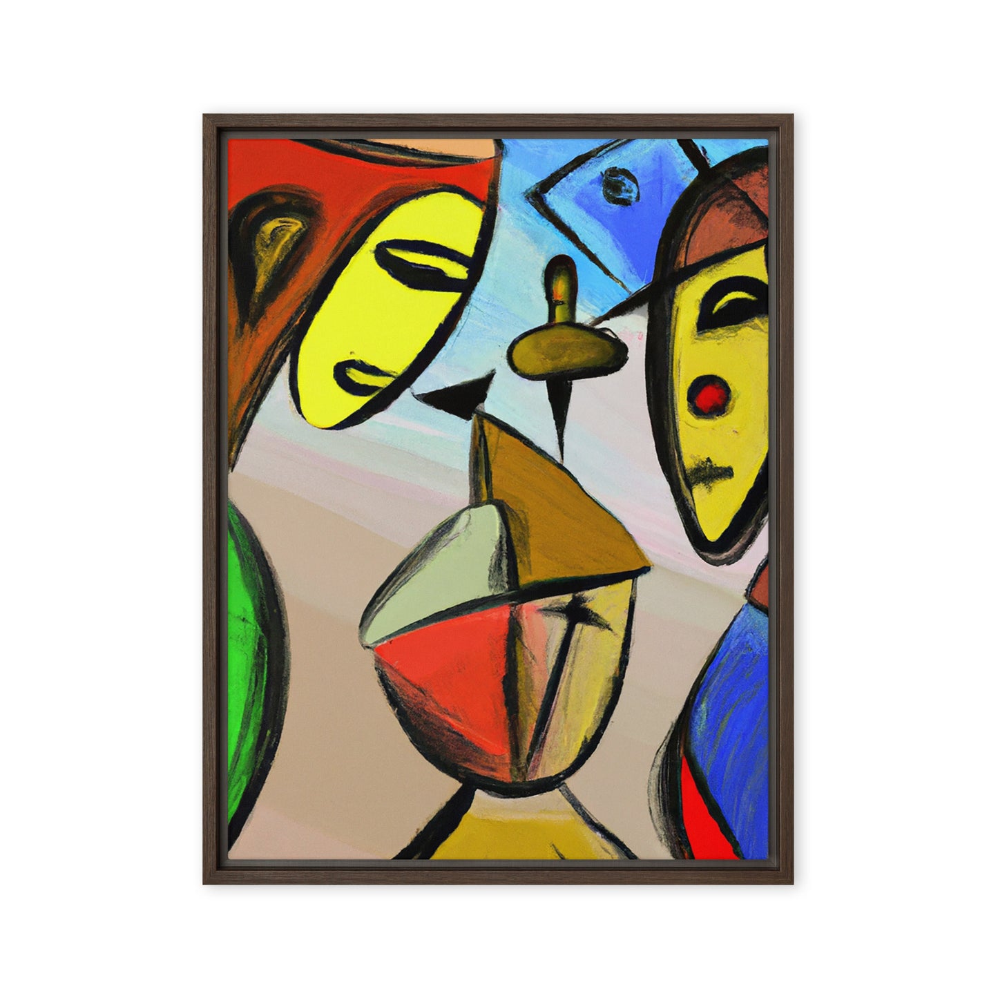 Cubism Framed canvas