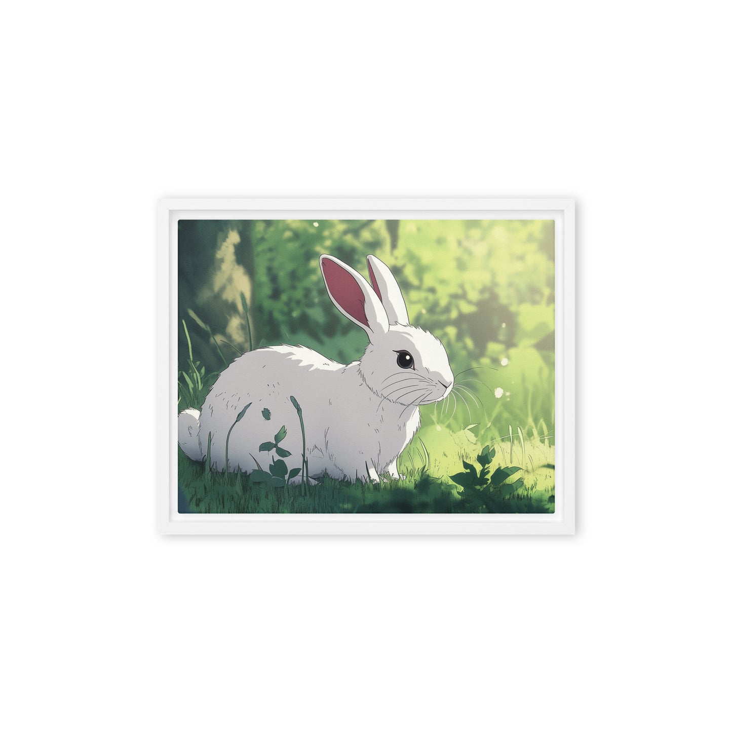 Rabbit Framed canvas