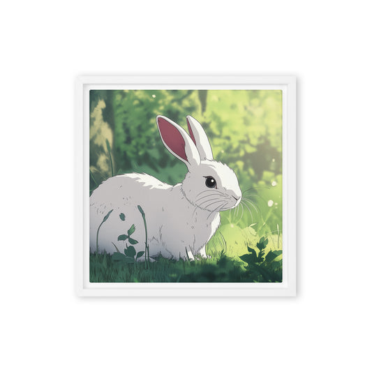 Rabbit Framed canvas