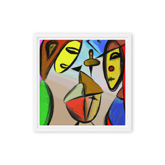 Cubism Framed canvas