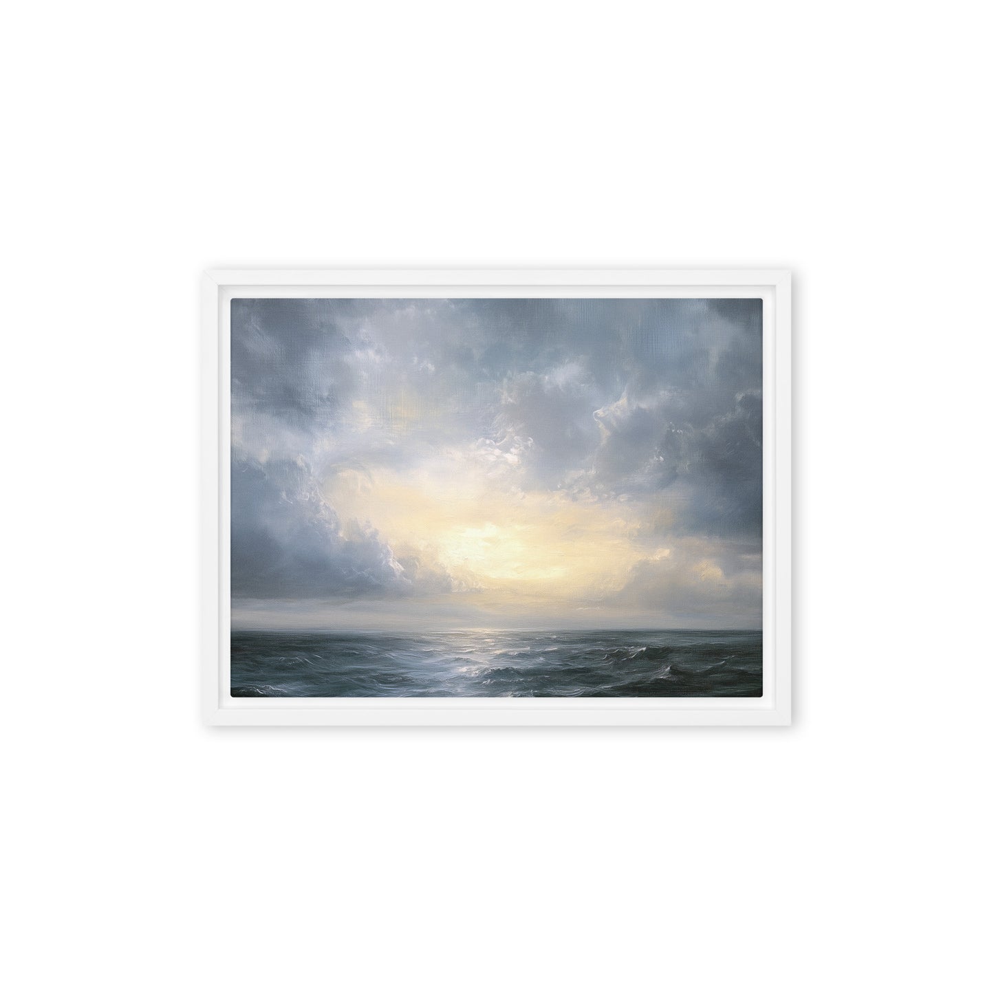 Untitled Seascape 1 Framed canvas