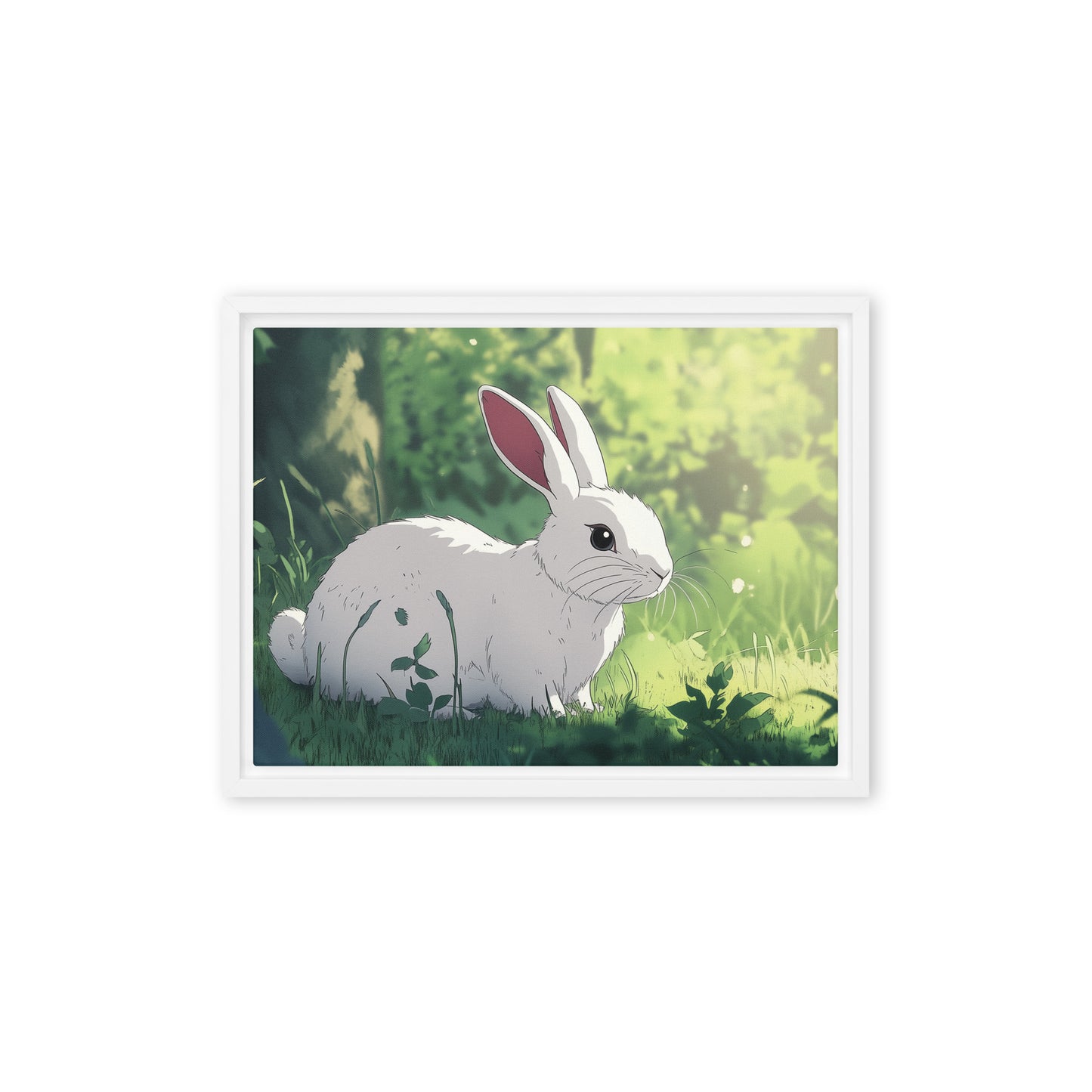 Rabbit Framed canvas