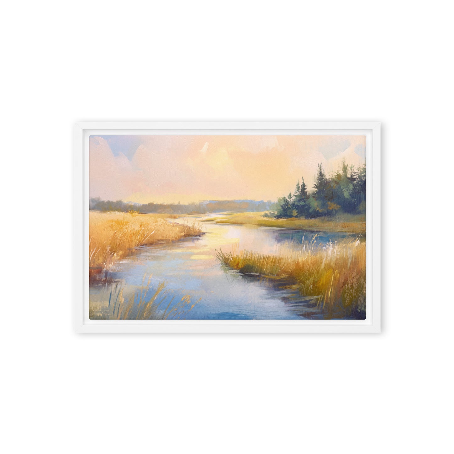 Untitled Landscape 3 framed canvas