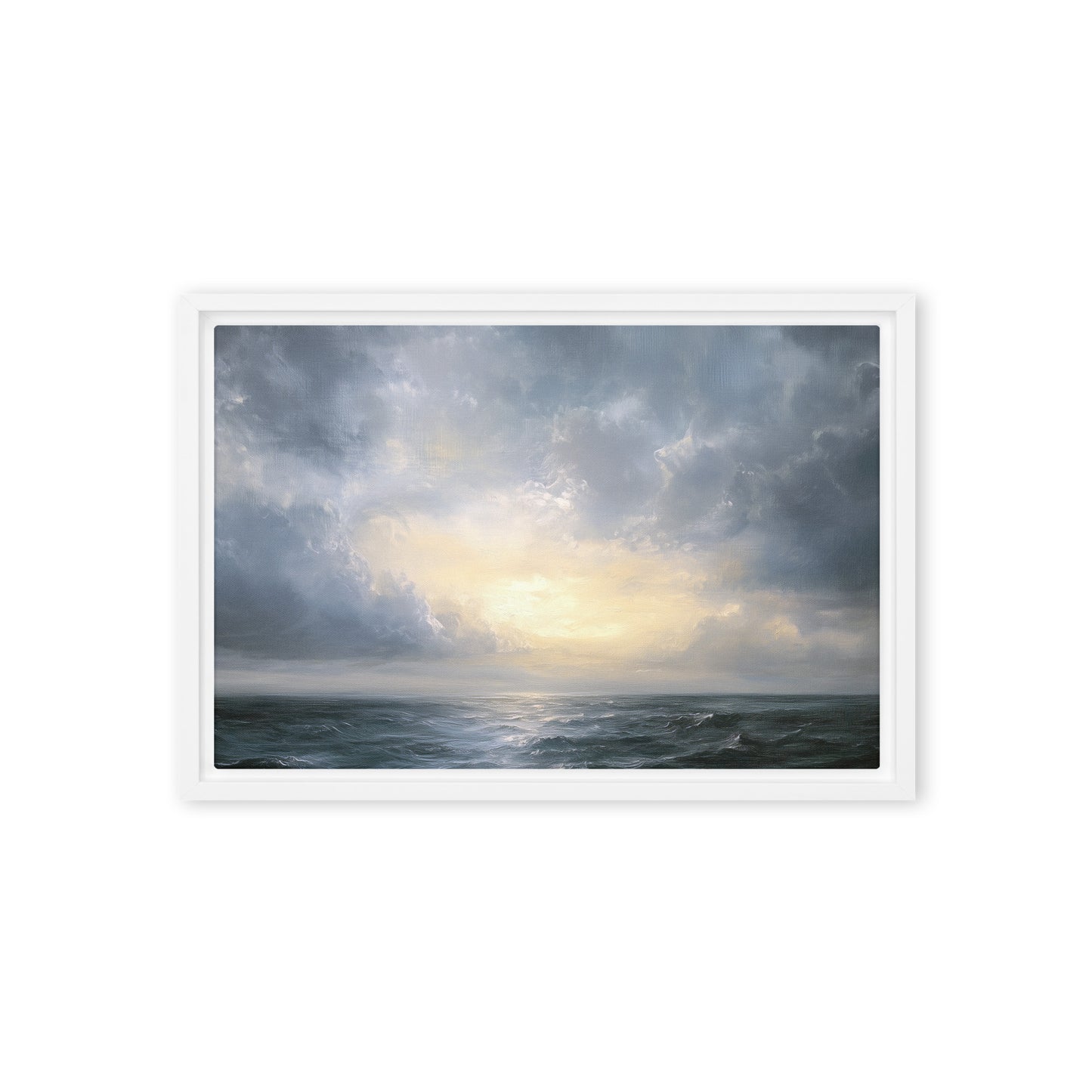 Untitled Seascape 1 Framed canvas