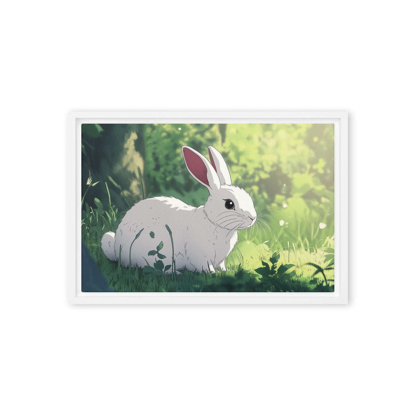 Rabbit Framed canvas