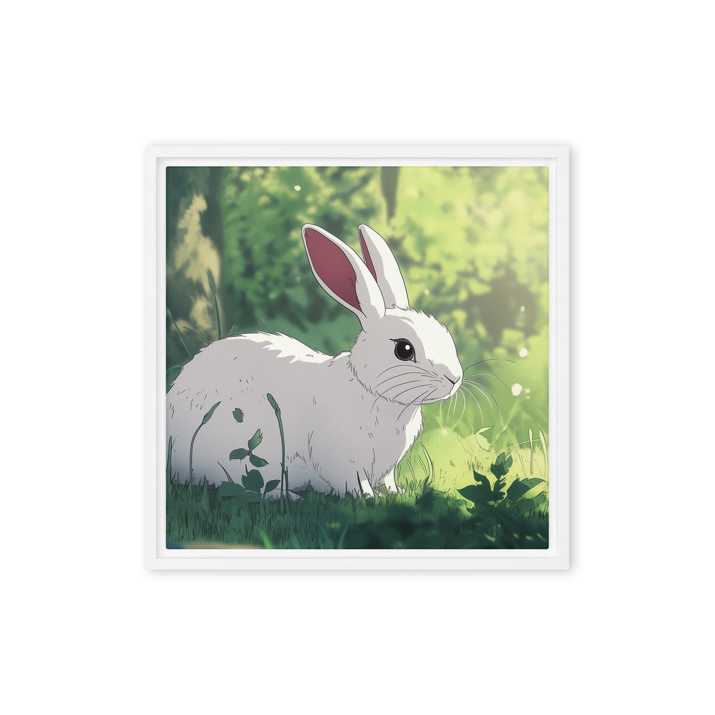 Rabbit Framed canvas