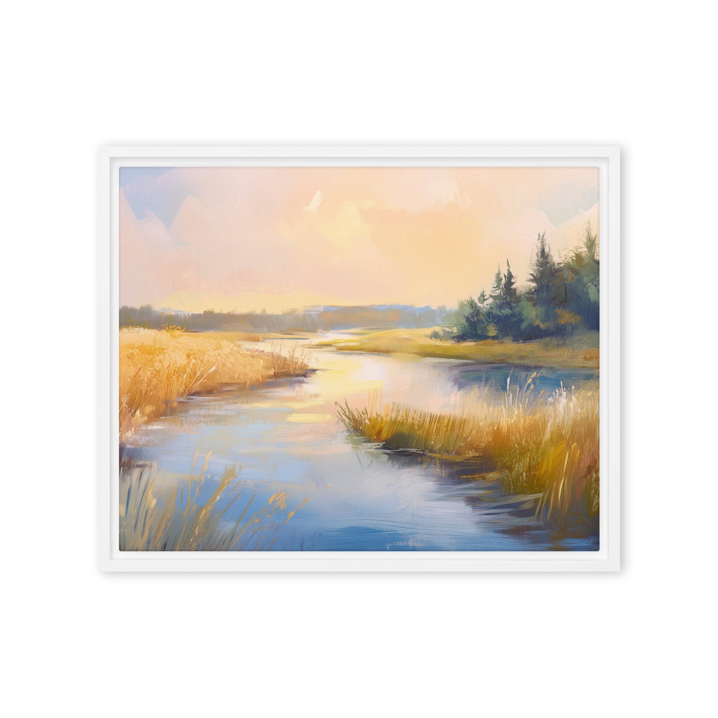 Untitled Landscape 3 framed canvas