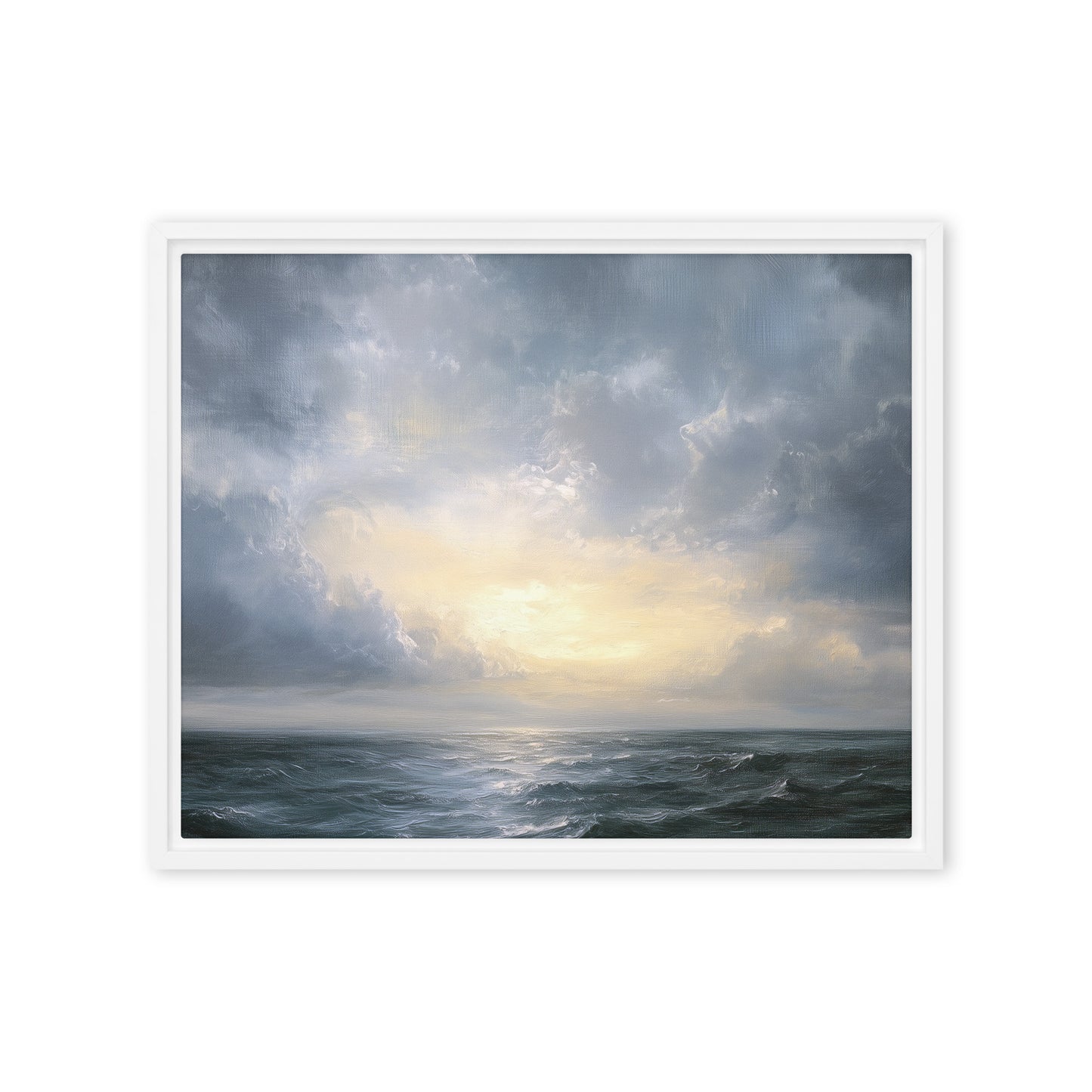 Untitled Seascape 1 Framed canvas