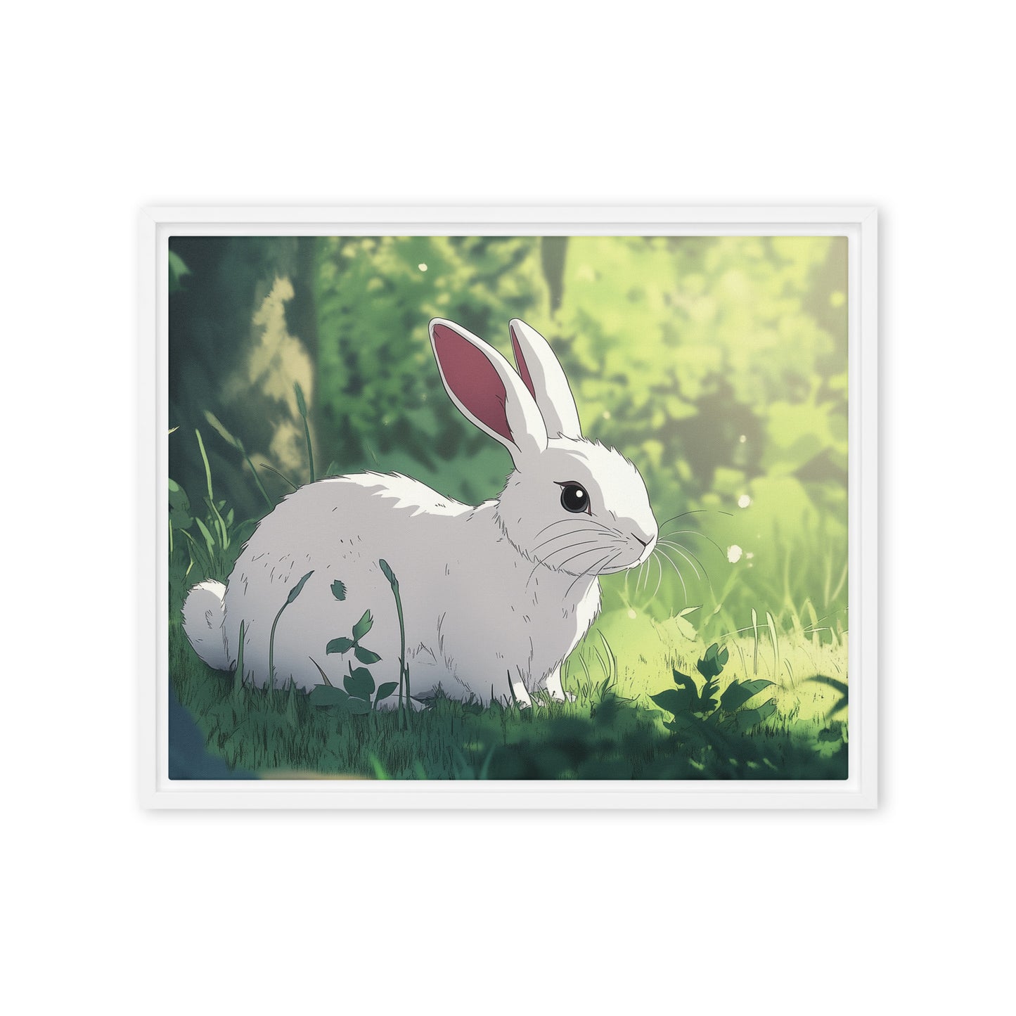 Rabbit Framed canvas