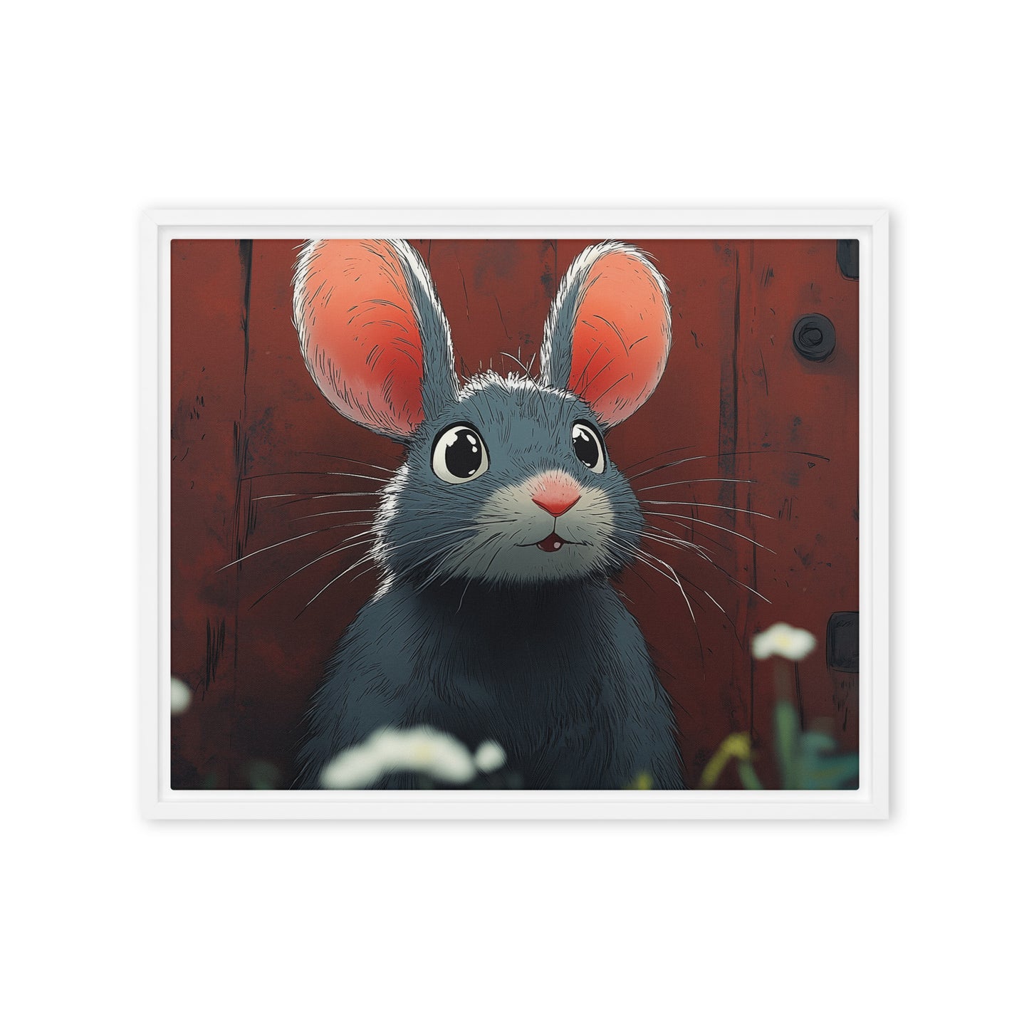 Mouse Framed canvas