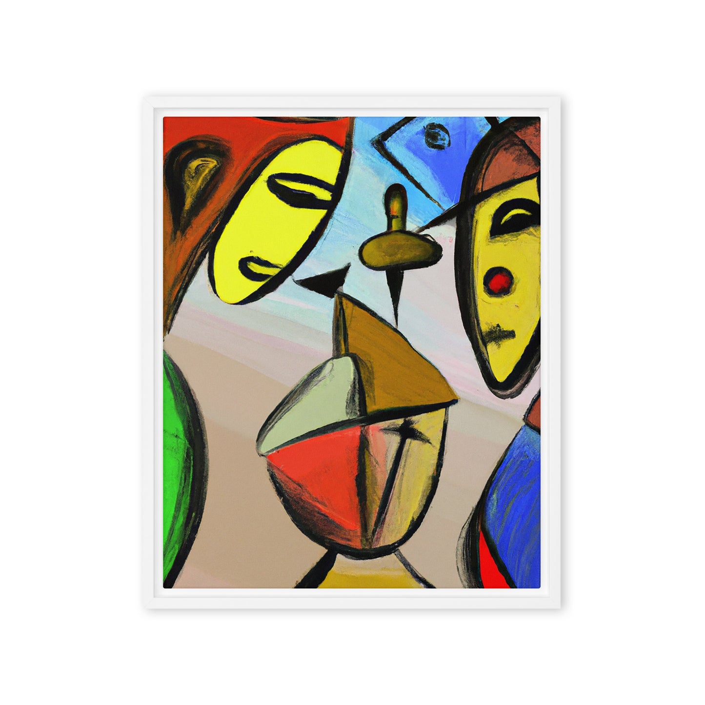 Cubism Framed canvas