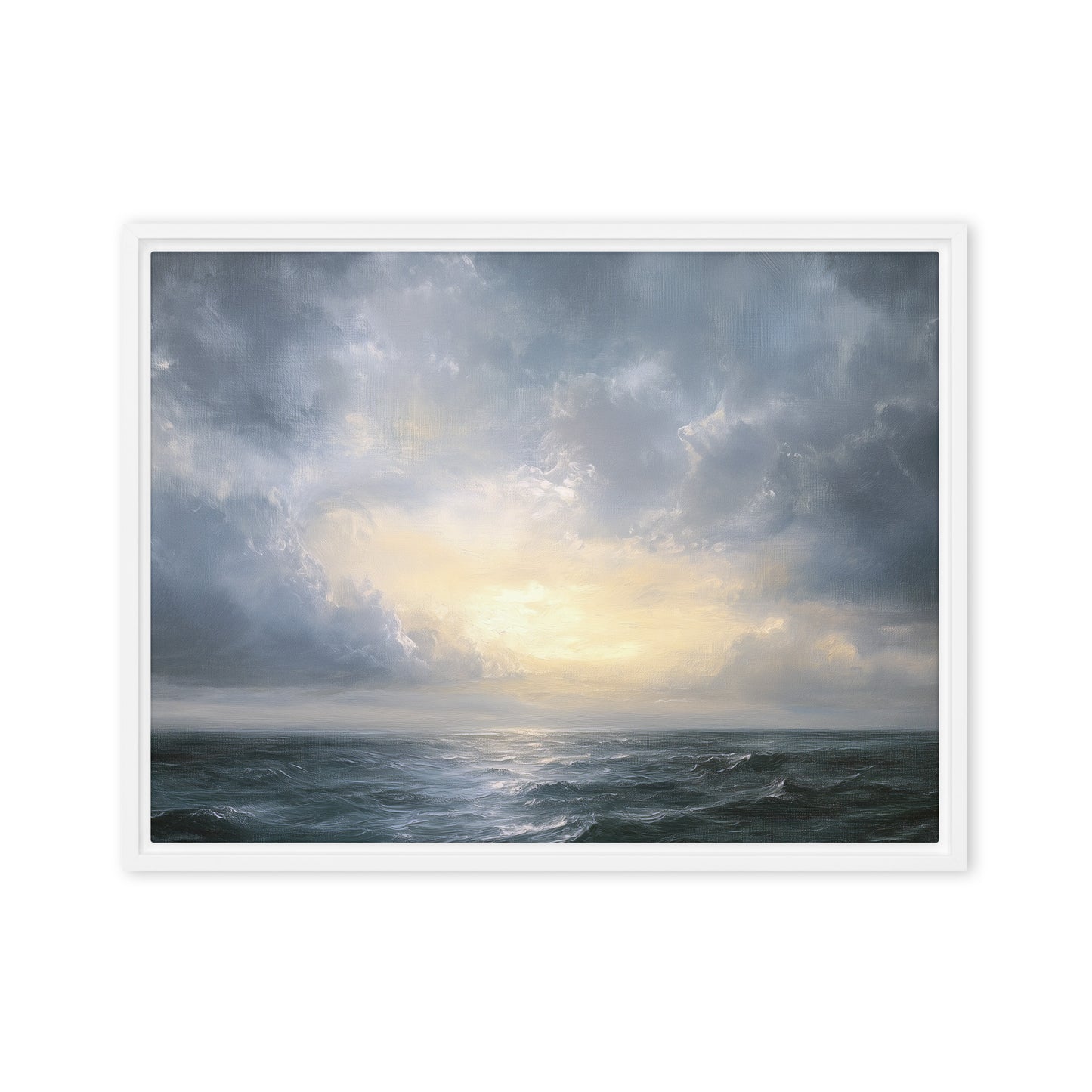 Untitled Seascape 1 Framed canvas