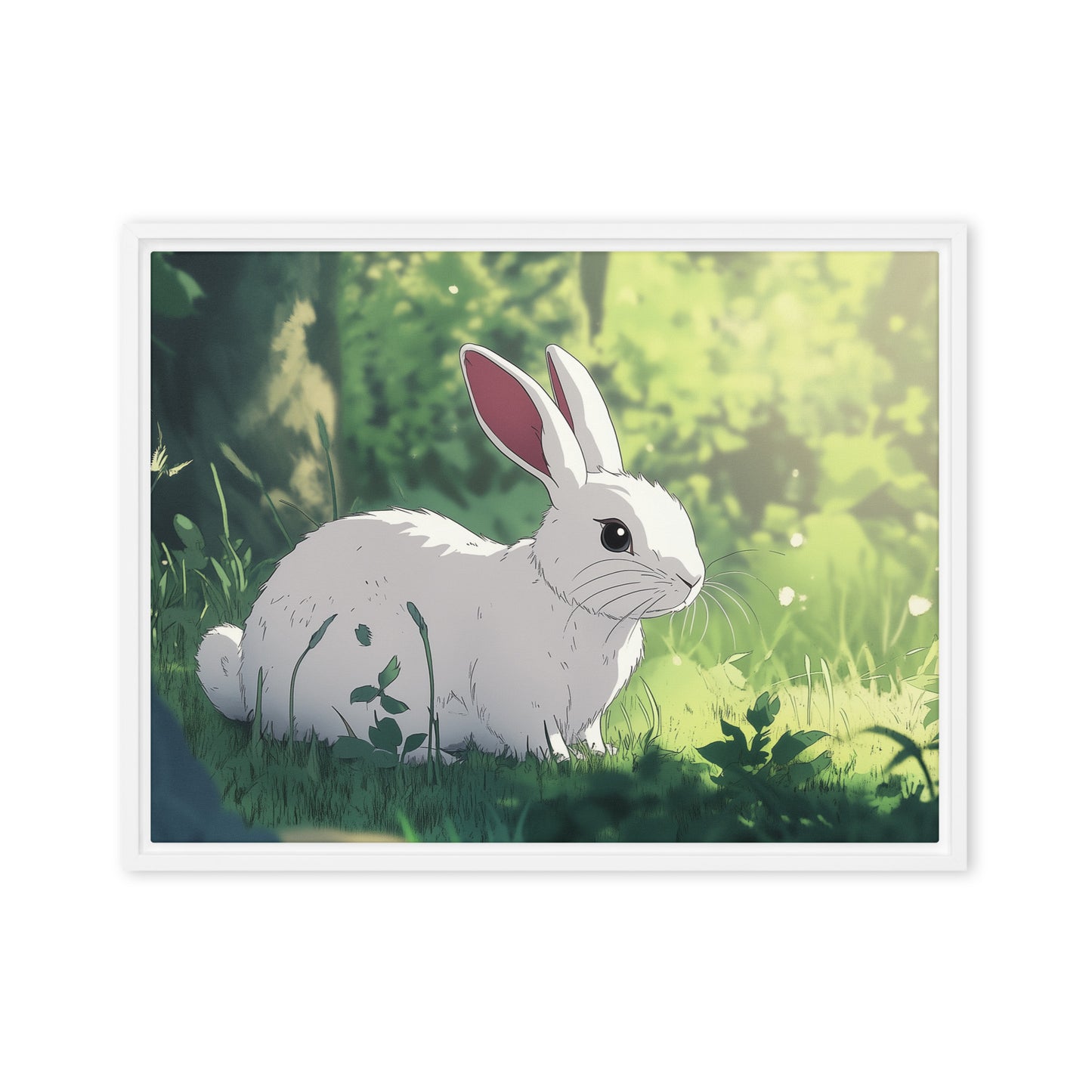 Rabbit Framed canvas