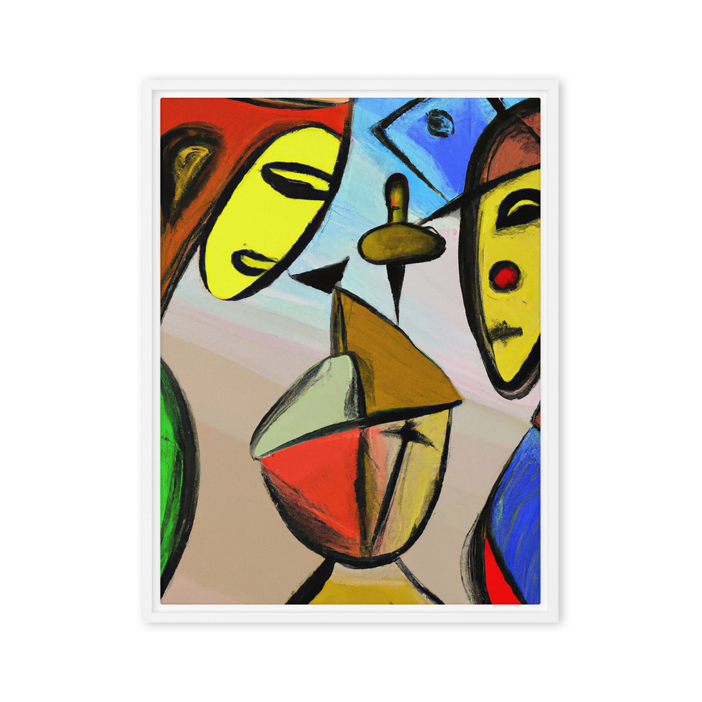 Cubism Framed canvas