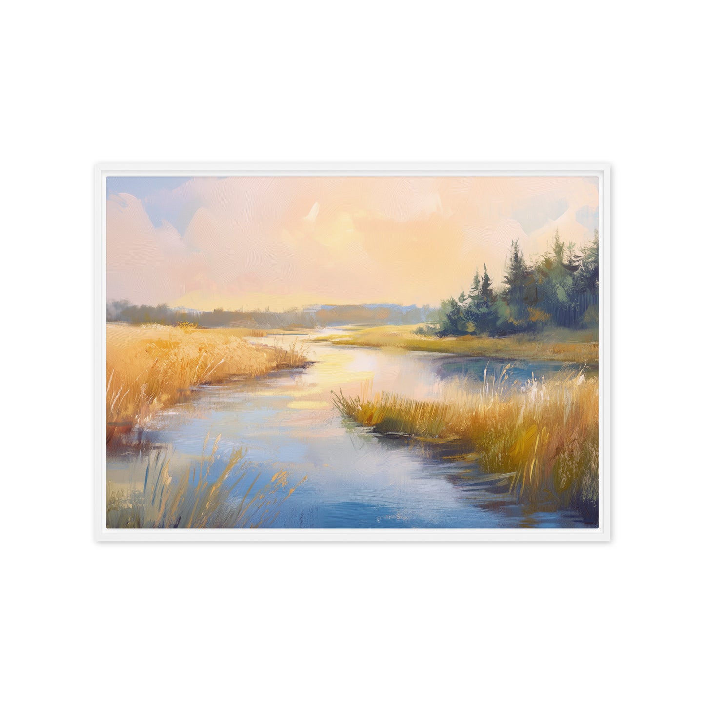 Untitled Landscape 3 framed canvas