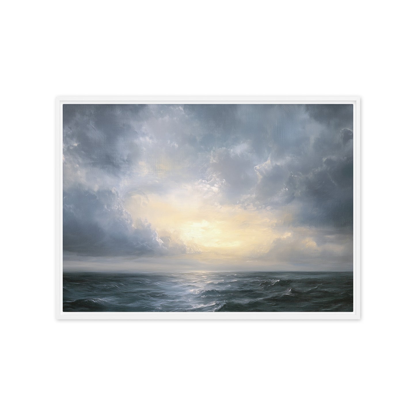 Untitled Seascape 1 Framed canvas