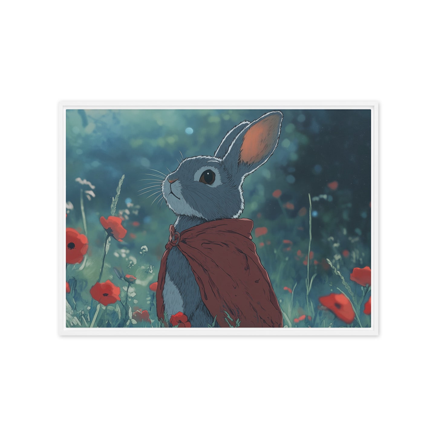 Rabbit 2 Framed canvas