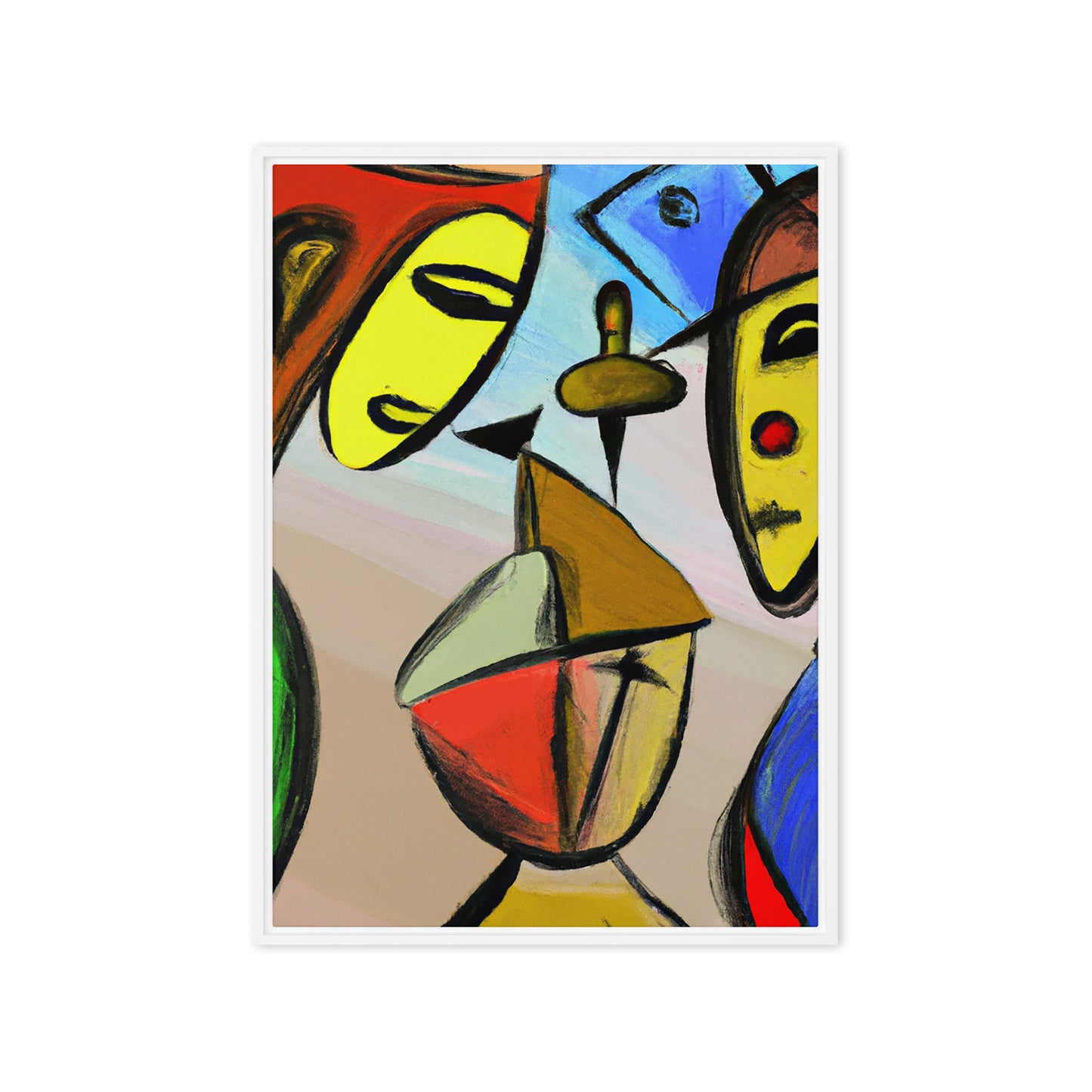 Cubism Framed canvas