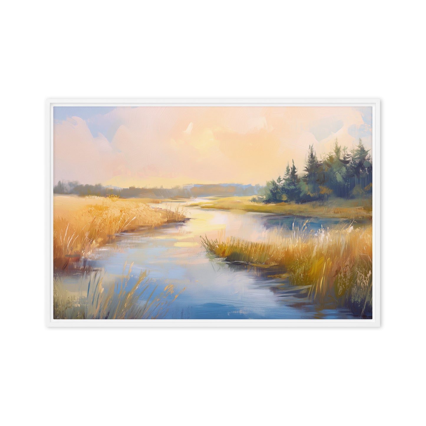 Untitled Landscape 3 framed canvas