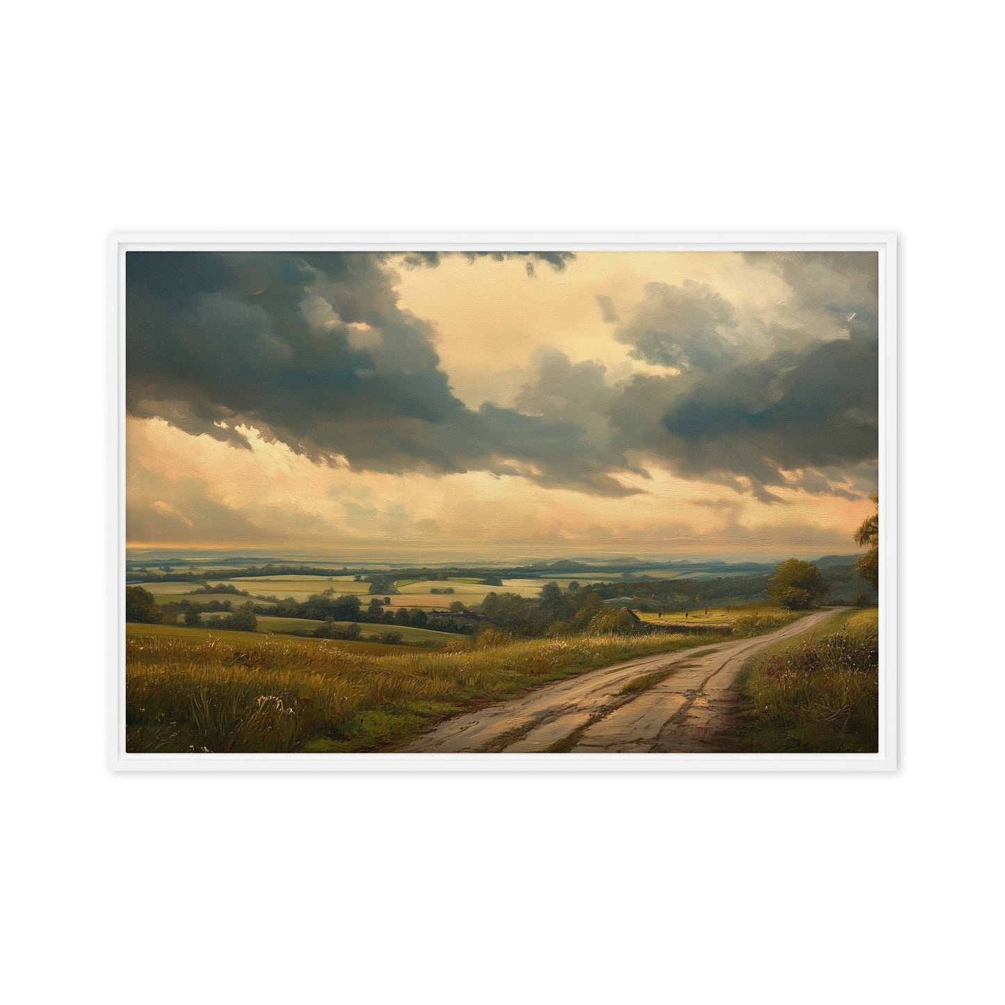 Untitled Landscape 5 Framed canvas