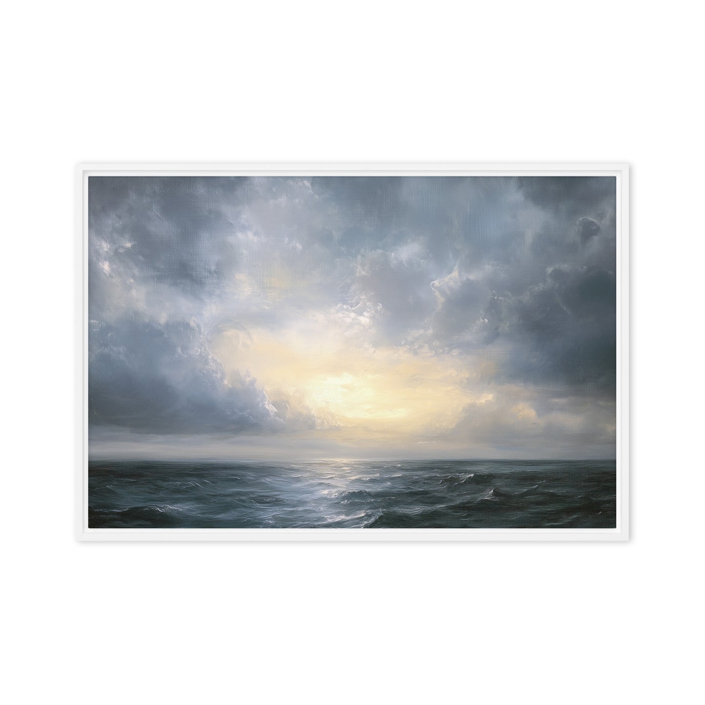 Untitled Seascape 1 Framed canvas