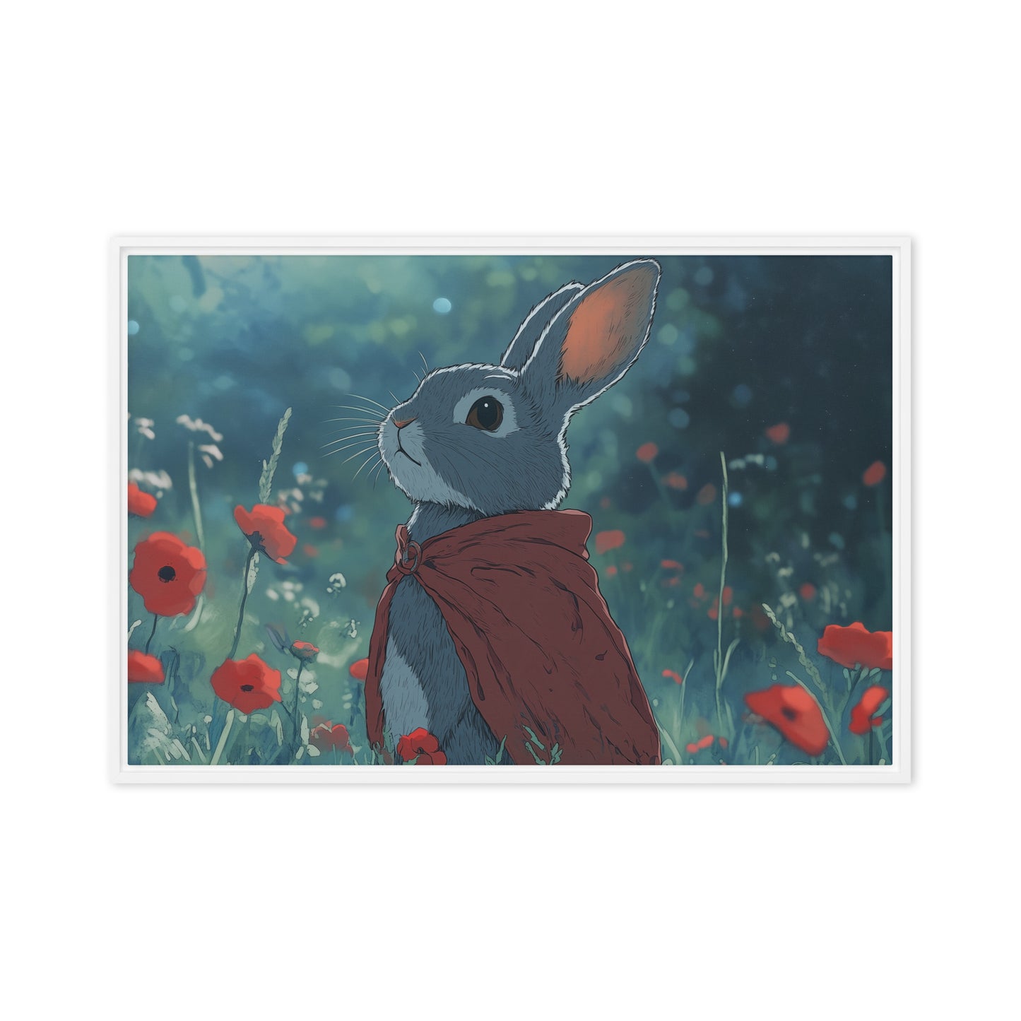 Rabbit 2 Framed canvas