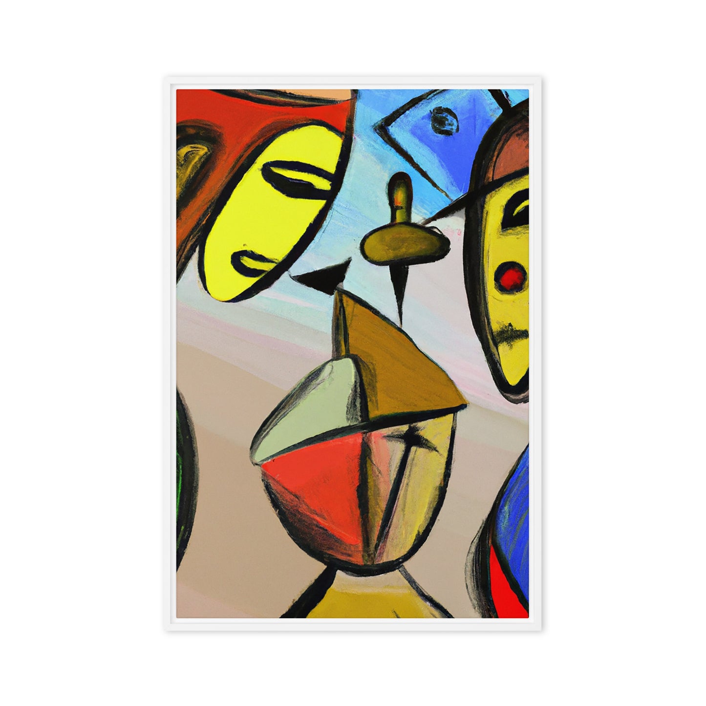 Cubism Framed canvas