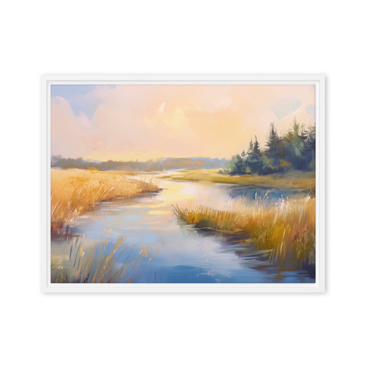 Untitled Landscape 3 framed canvas