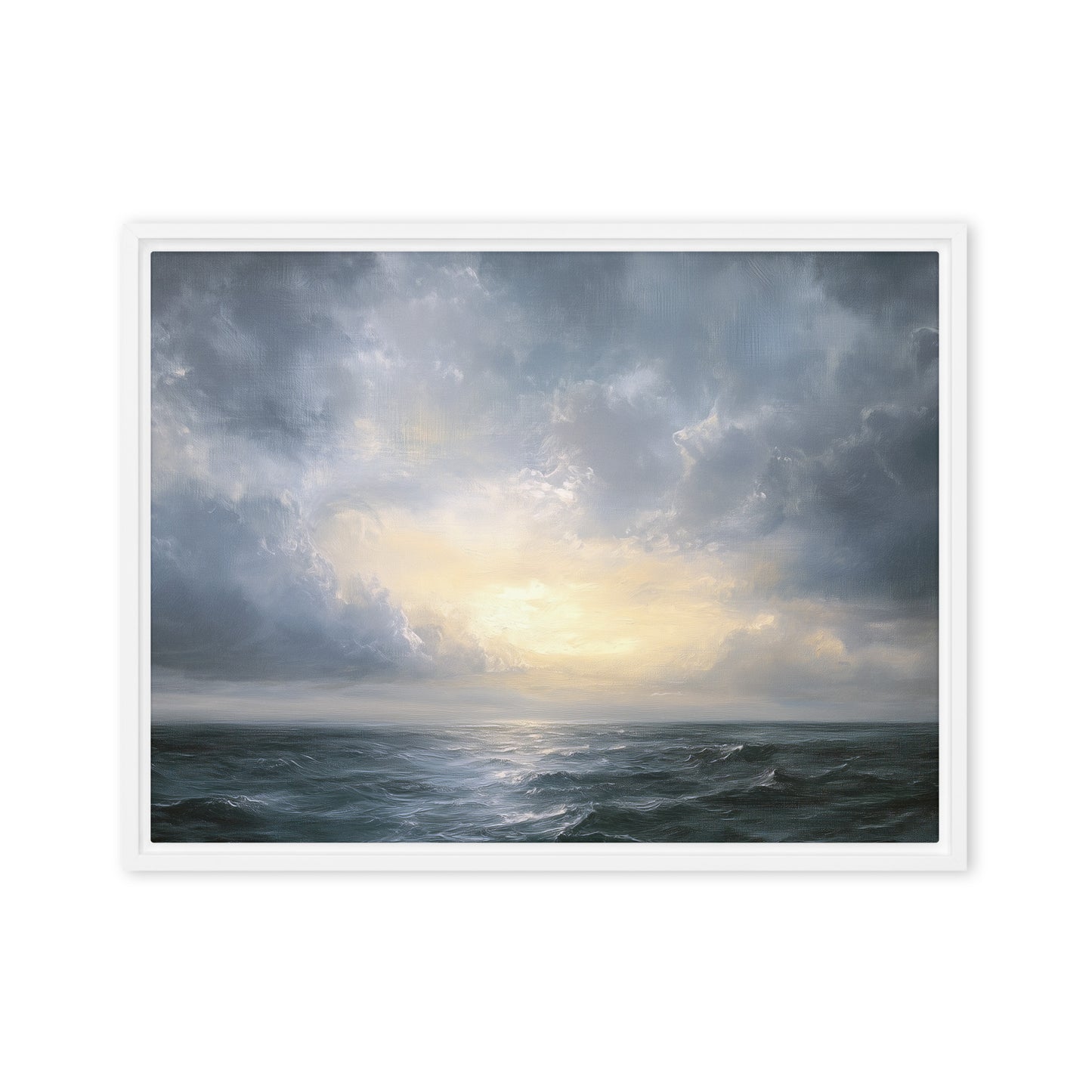 Untitled Seascape 1 Framed canvas