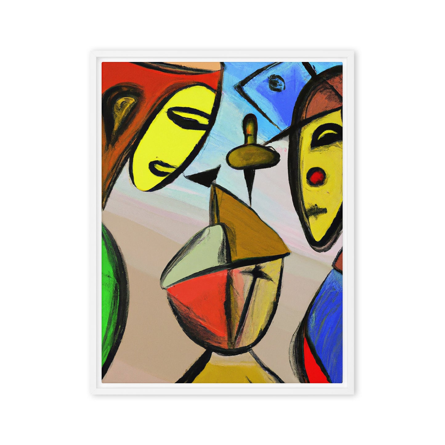 Cubism Framed canvas