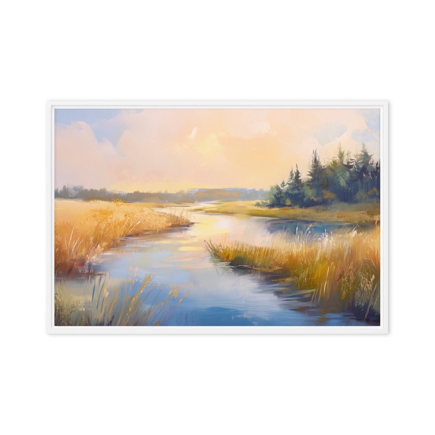 Untitled Landscape 3 framed canvas