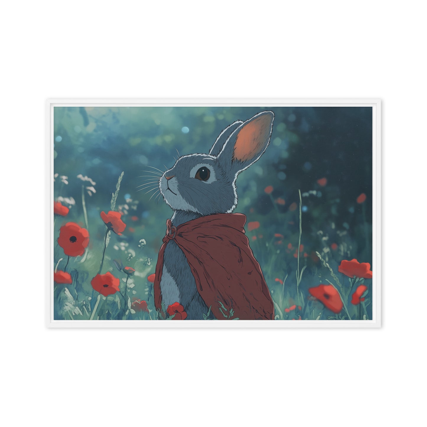 Rabbit 2 Framed canvas