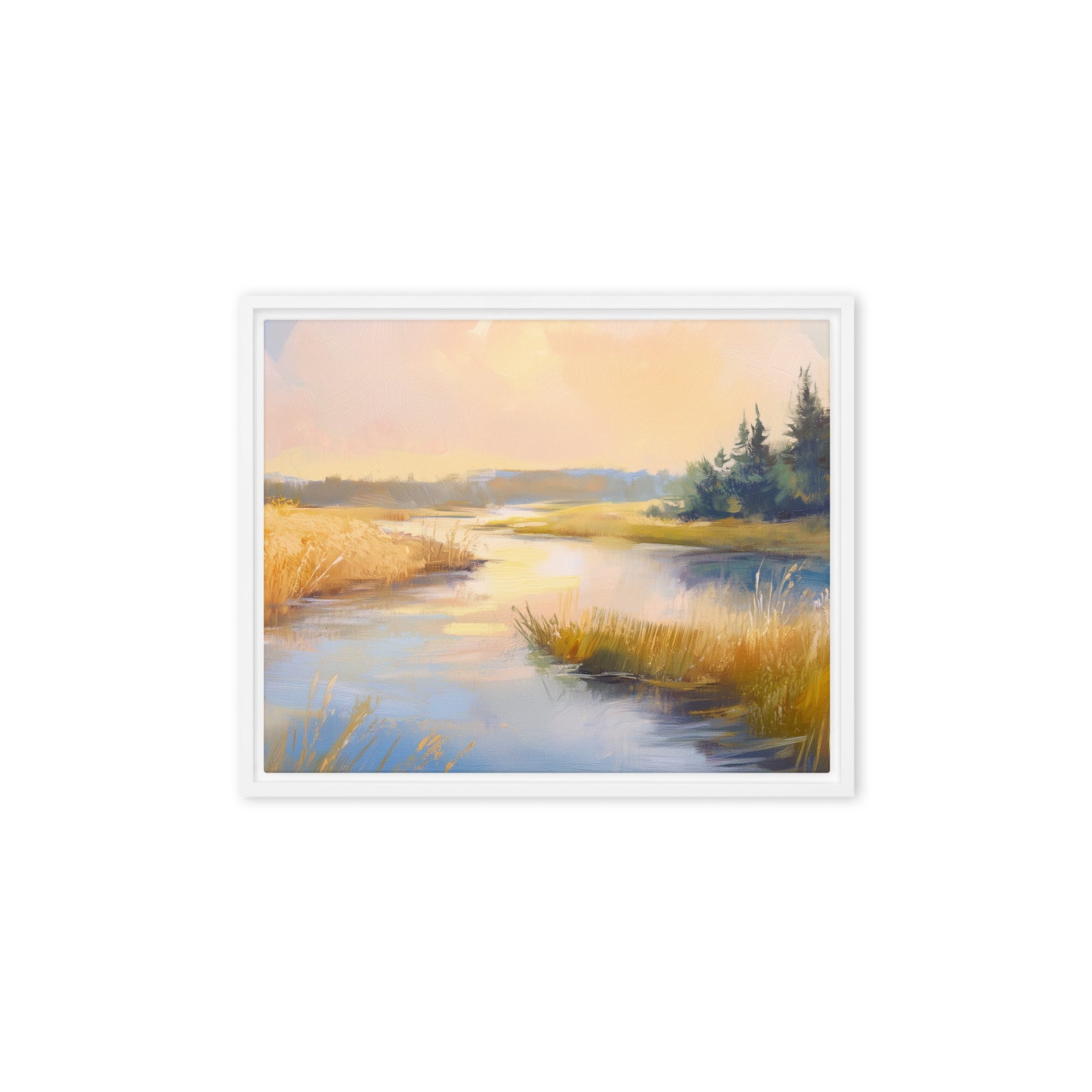 Untitled Landscape 3 framed canvas