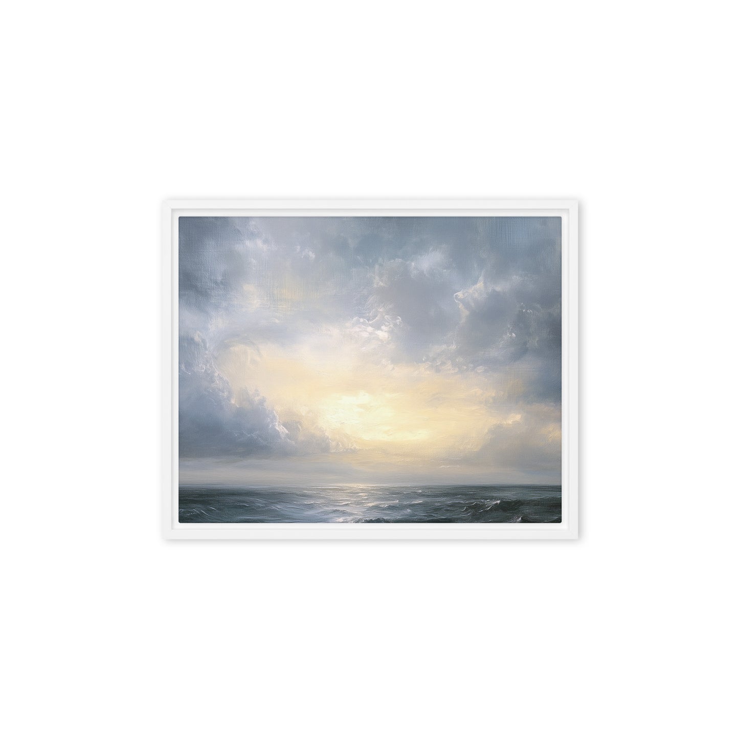 Untitled Seascape 1 Framed canvas