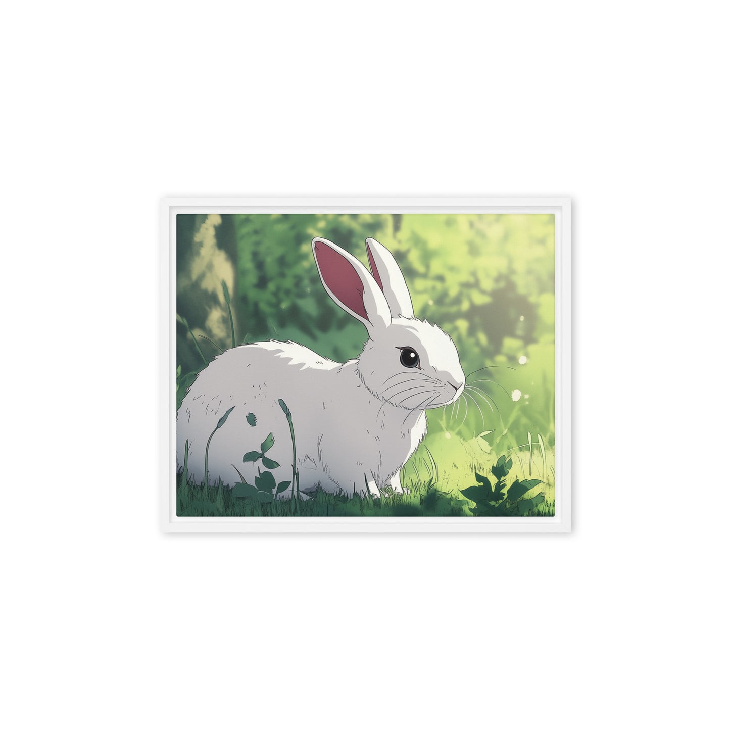 Rabbit Framed canvas