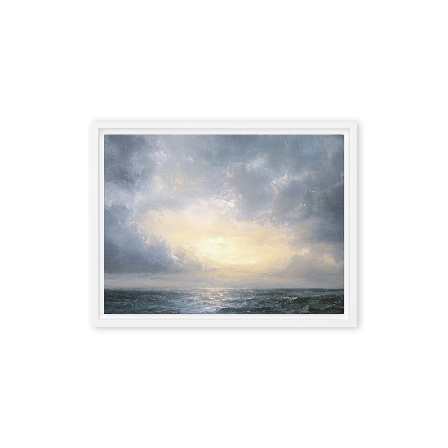 Untitled Seascape 1 Framed canvas