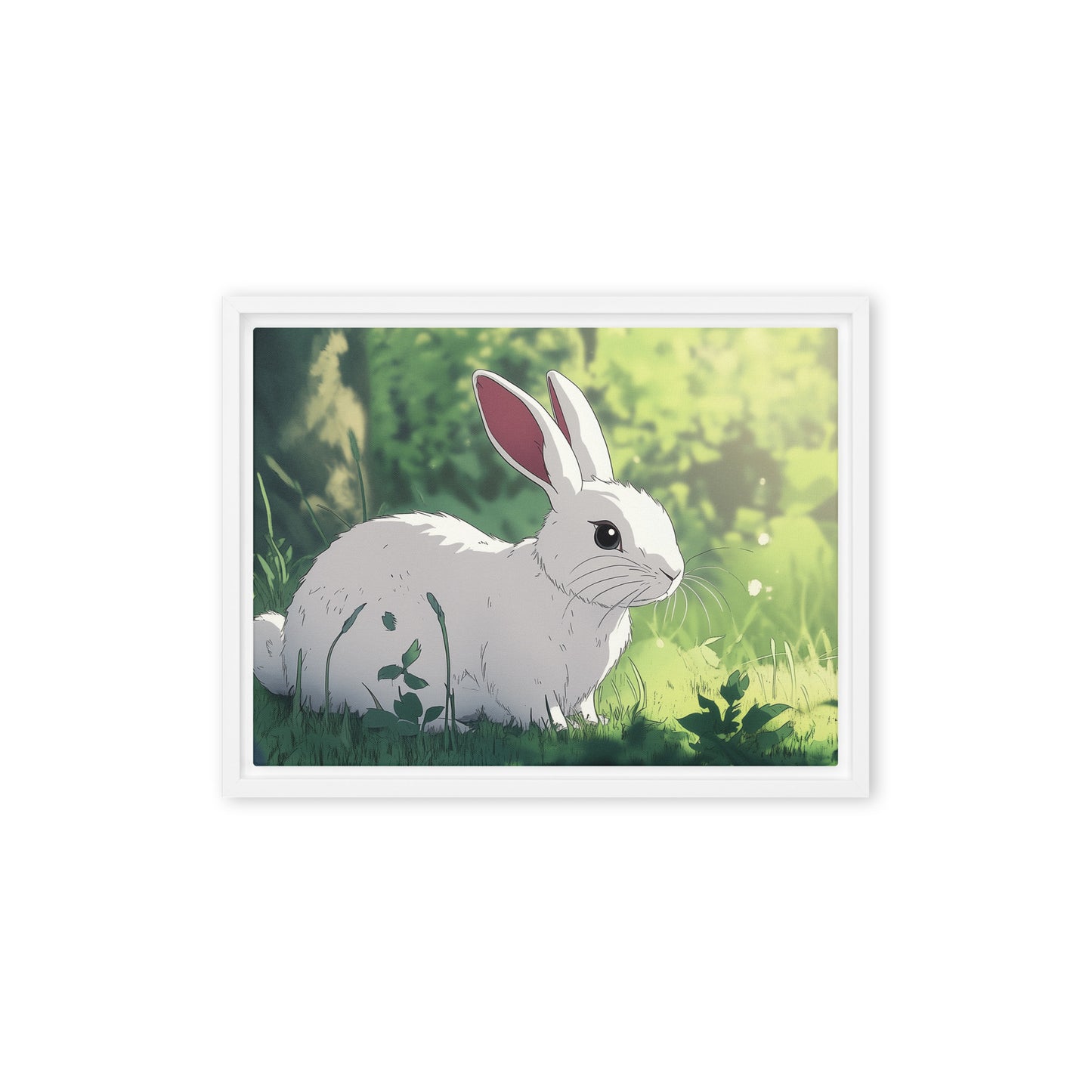 Rabbit Framed canvas