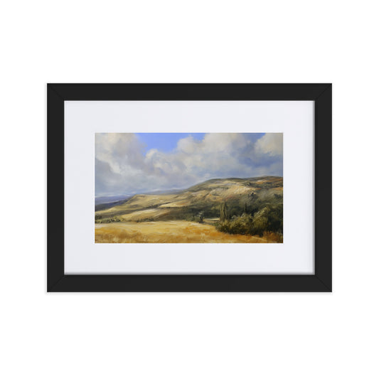 Untitled Landscape 2 matte Paper Framed Poster With Mat