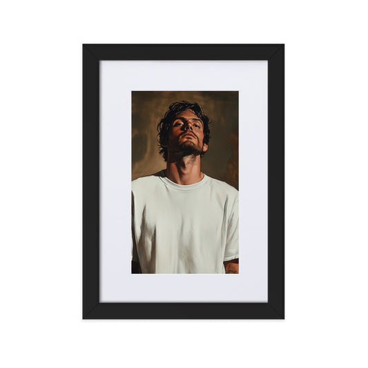 Alessandro Matte Paper Framed Poster With Mat