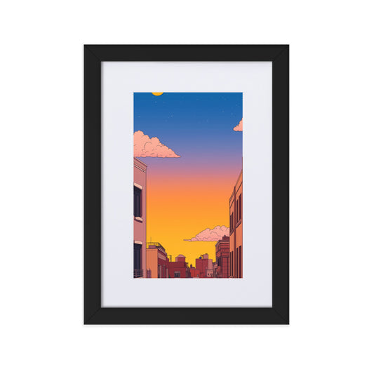 4 Matte Paper Framed Poster With Mat