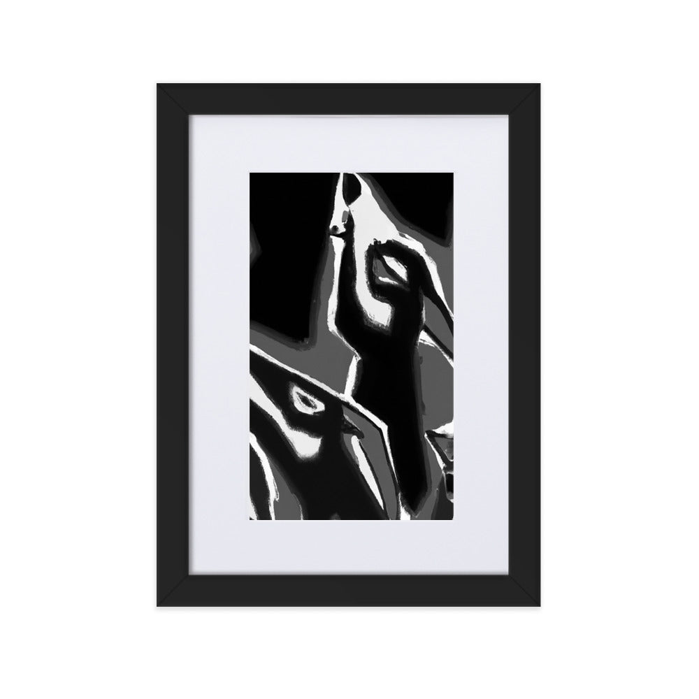 Night Howls Matte Paper Framed Poster With Mat