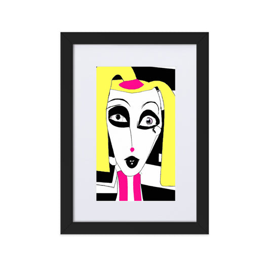 Weird Barbie Matte Paper Framed Poster With Mat