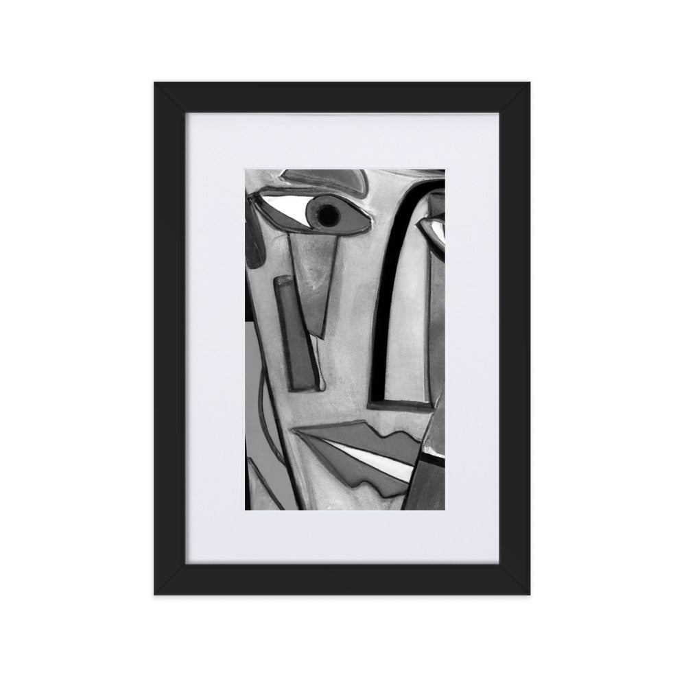 Jazzman Matte Paper Framed Poster With Mat