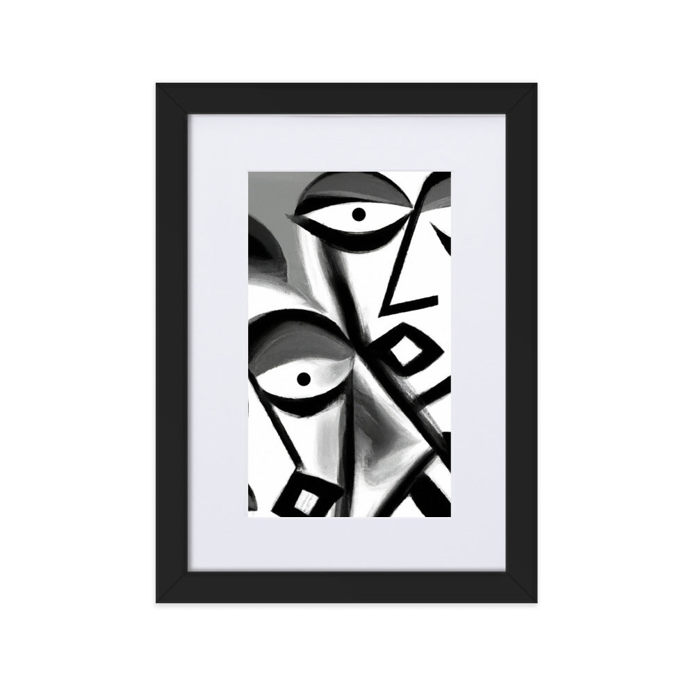 Models Matte Paper Framed Poster With Mat