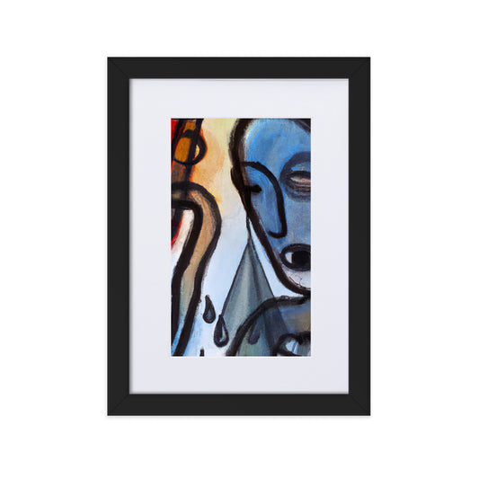 Ends in Tears Matte Paper Framed Poster With Mat