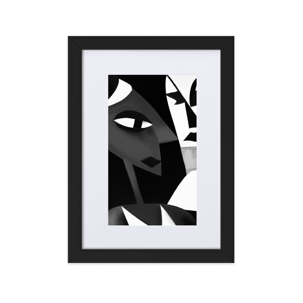 Audience Matte Paper Framed Poster With Mat