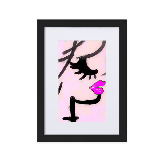 Barbie Matte Paper Framed Poster With Mat