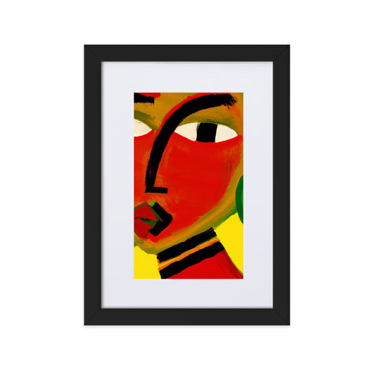 Galdem Matte Paper Framed Poster With Mat