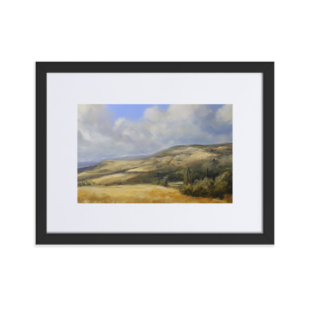 Untitled Landscape 2 matte Paper Framed Poster With Mat