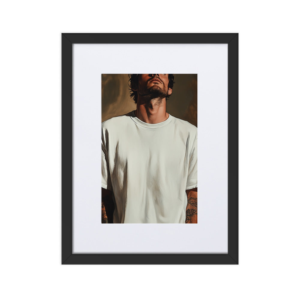 Alessandro Matte Paper Framed Poster With Mat